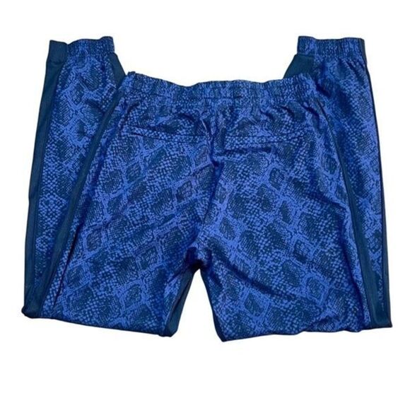 Athleta Brooklyn Jogger Blue Snakeskin Print Size 0 - Picture 3 of 4